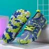 Neue Mode Gedruckt Wasser Turnschuhe Kinder Schnell trocknend kinder Fünf Figners Schuhe Größe 25-38 Nicht-slip Strand Schwimmen Schuhe Kind