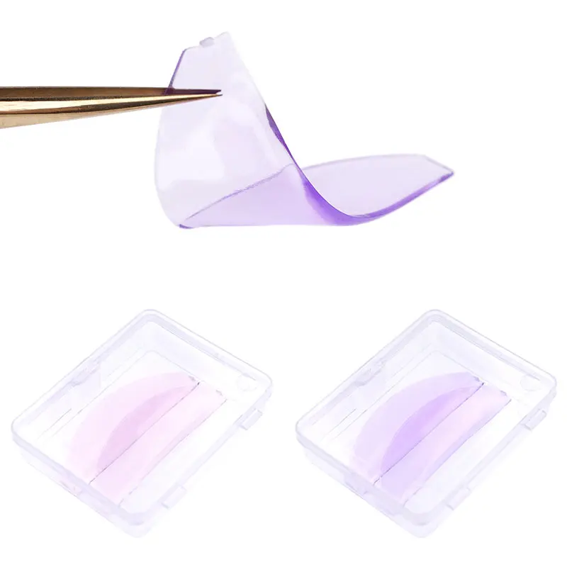 1 paar Wiederverwendbare Wimpern Dauerwelle Pads Silikon Selbst-klebe Lash Lifting Stange Schilde 3D Wimpern Curler Zubehör Applikator Werkzeuge Image