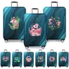 Das Reisekoffer-Set eignet sich für 18–32 Zoll große Stretch-Stoffbezüge, Reisezubehör, Gepäckschutzhüllen mit Flamingo-Aufdruck