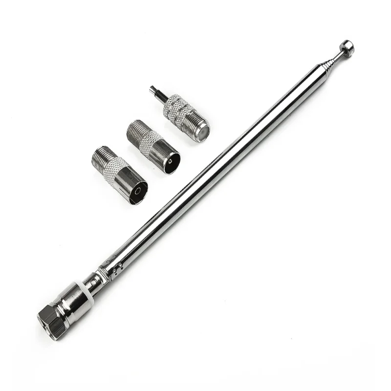 Teleskop DAB FM Radio Antenne Adapter HiFi AV Empfänger Mini System Antenne Antenne Länge F-männlich Stecker Radio Zubehör Image