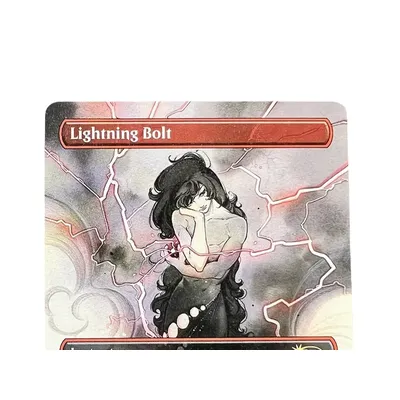 TDC/NCC (Lightning Bolt/Wand of Orcus) Holo Magical Proxy Cards Quality Proxy Gathering Board Playing Game Trading Cards Image