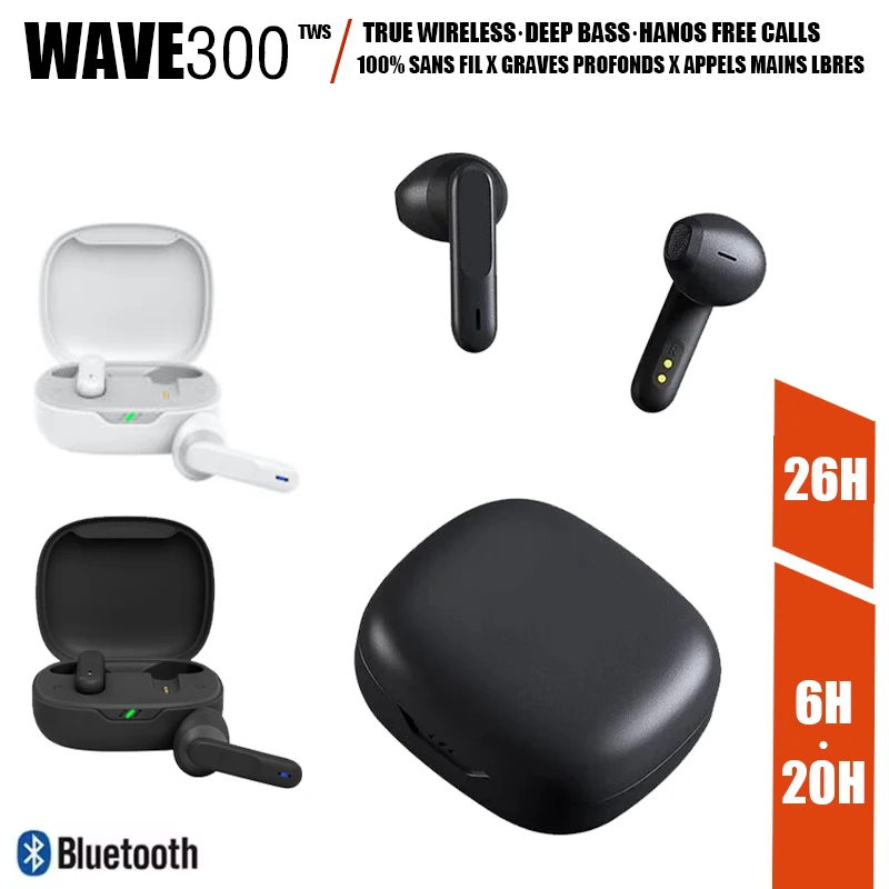 Nuovo Originale Onda 300/W300 TWS Vero Auricolari Senza Fili In-Ear Auricolari Bluetooth Cuffie Da Gioco HIFI Sport Auricolari Con Microfono ﻿
