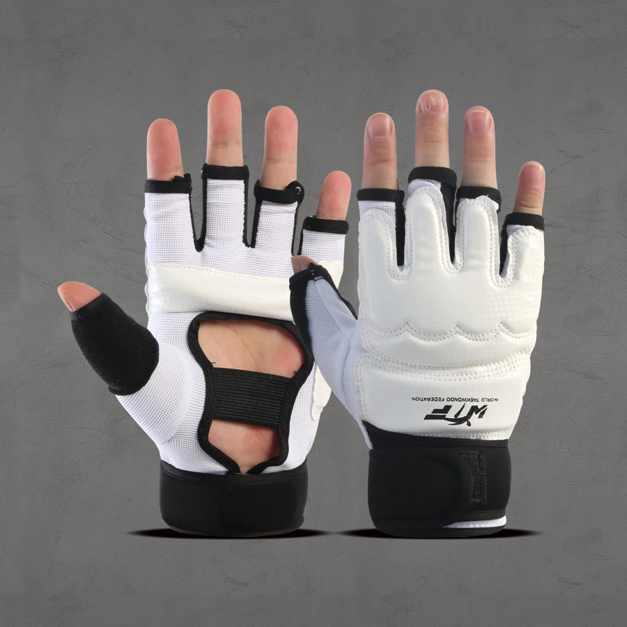 Taekwondo Hand- und Fußschutzhandschuhe für Erwachsene, neue Halbfinger-Boxhandschuhe, Taekwondo-Schutzausrüstung Image