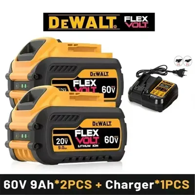 Original DEWALT Battery dewalt 20v battery flexvolt battery 60V 9000mAh DCB200 DCB205 DCB206 DCB209 Power Tool Battery