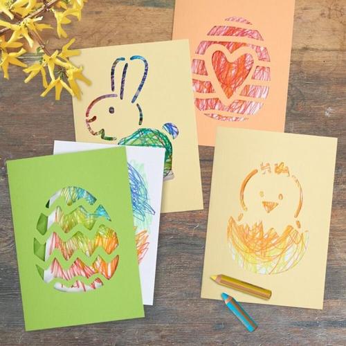 Bastelset - Erstes Malen Kritzelkarten Ostern - HABA Sales GmbH & Co. KG