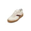 Sneaker MARC O'POLO "aus edlem Rindleder", Damen, Gr. 39, sanftes weiß, natural stone, Obermaterial: 100% Leder (Rind), unifarben, Schuhe