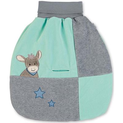Fußsack STERNTALER "Emmi", Baby, blau (blau, grau), Microfleece, Fußsäcke, aus Microfleece