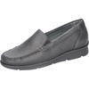 Mokassin WALDLÄUFER "K-INGA", Damen, Gr. 4,5 (37,5), schwarz, Nappaleder, unifarben, klassisch, Schuhe, Slipper, Schlupfschuh, Komfortschuh, Bequemschuh in K-Weite