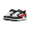 Sneaker PUMA "REBOUND V6 LO AC+ INF", Gr. 24, weiß (puma weiß, for all time rot, puma schwarz), Synthetik, sportlich, Schuhe, für Kinder