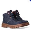 Schnürboots TOMMY HILFIGER, Kinder, Gr. 31, blau, Synthetik, Polyester, modisch, Schuhe, Chunky Boots, Winterboots mit Blockabsatz