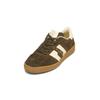 Sneaker MARC O'POLO "aus Rindleder in Cord-Optik", Damen, Gr. 42, schwarz mossy olive, Obermaterial: 100% Leder (Rind), unifarben, Schuhe