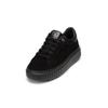 Sneaker MARC O'POLO "aus Veloursleder", Damen, Gr. 37, schwarz, Obermaterial: 100% Leder (Rind), unifarben, Schuhe