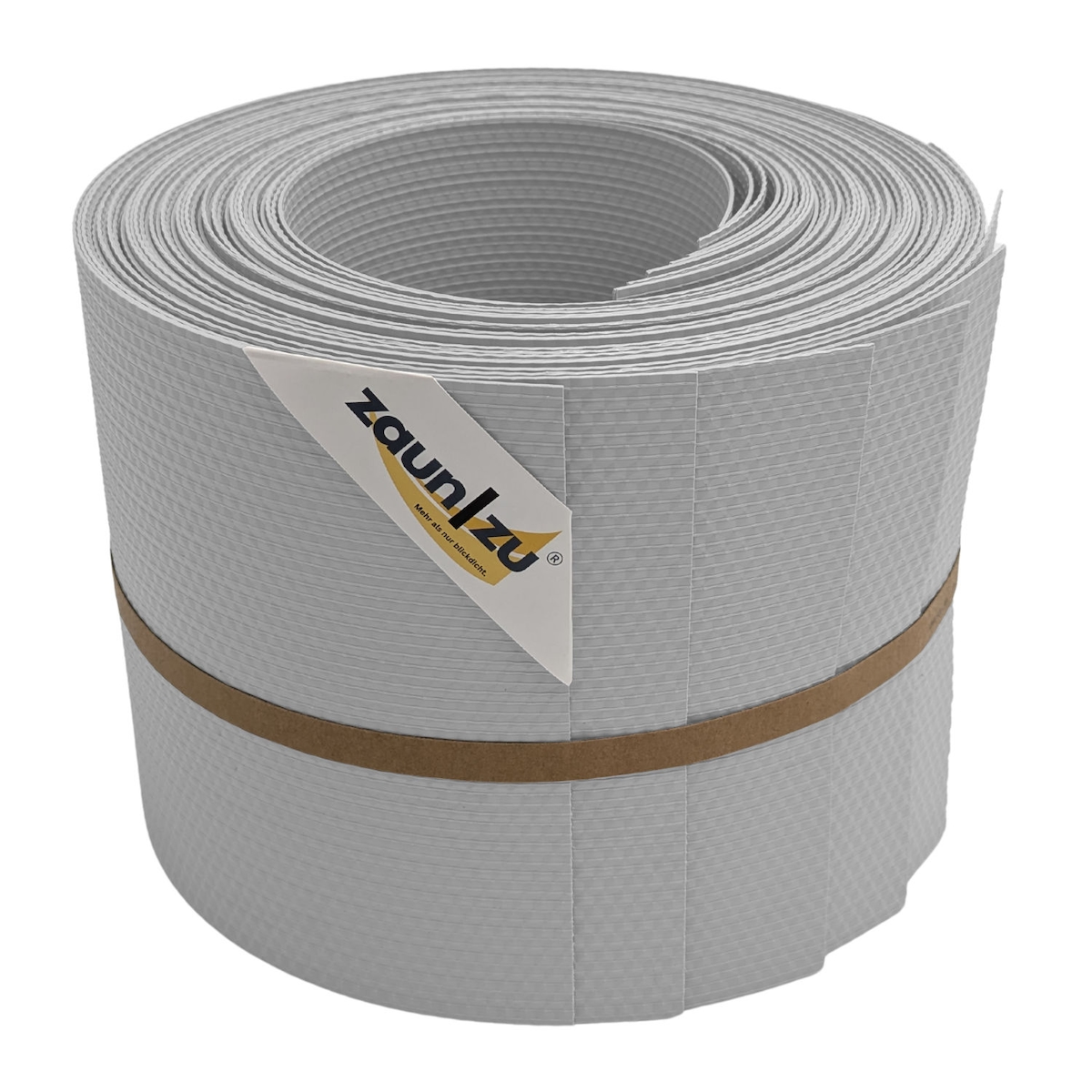 zaun|zu® Sichtschutz Delux-R Einzelstreifen Wabenstruktur Lichtgrau 10x 2,55m Image