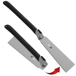 FAMEX 5523 Profi Japansäge 240mm – 7-9/ 17 TPI - Ryoba, Klappsäge für Holz Image