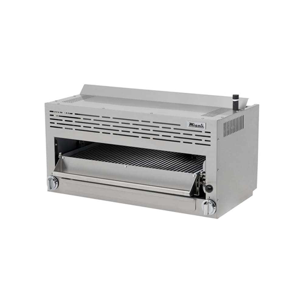 Migali C-SM-36-NG 36" Competitor Series Gas Salamander Broiler, Natural Gas, Stainless Steel, Gas Type: NG