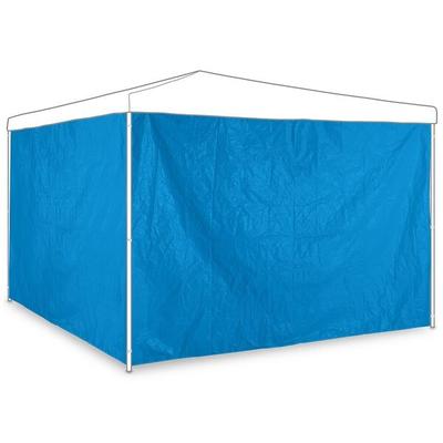 relaxdays 2er-Set Seitenteile für Pavillon 2x3m hellblau blau