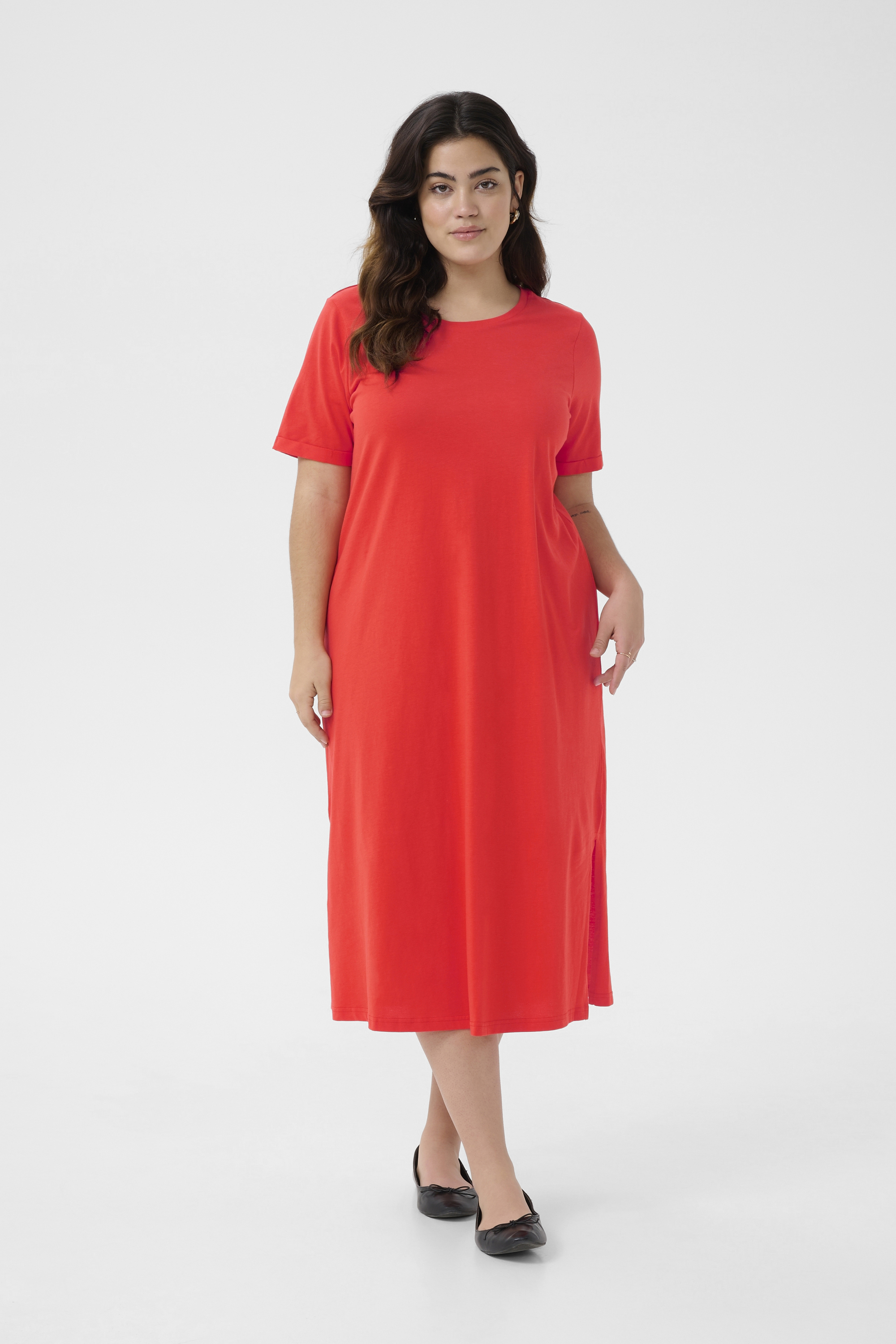 Kleid A-shape Grenadine orange EU 54 / UK 26