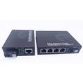 Set da 2 Convertitori Fibra Ottica Ethernet - sc Monomodale, 1 Porta sfp + 4 Porte RJ45, Fino a 20
