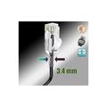 Cavo di Rete Ethernet Slim Cat 8 10 m Tondo Nero lan wan sftp 32AWG, 2000 MHz 40 Gbps con