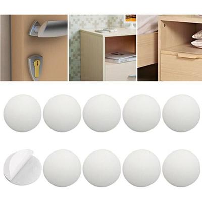 Ahlsen - Set mit 12 Wandschutzvorrichtungen, Türgriffschutz, Pufferstopper, Anschlagpuffer, 40 mm Image