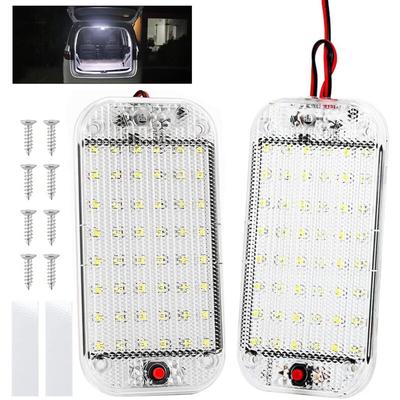 LED-Auto-Innenbeleuchtung, 2 Stück, 48 LEDs, 12 v – 85 v, Auto-Innenlichtschalter, Image