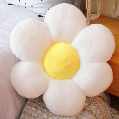 Bodenkissen mit Blumenmuster, süßes Raumdekor-Kissen für Mädchen, Plüschkissen, lässiges, bequemes Image