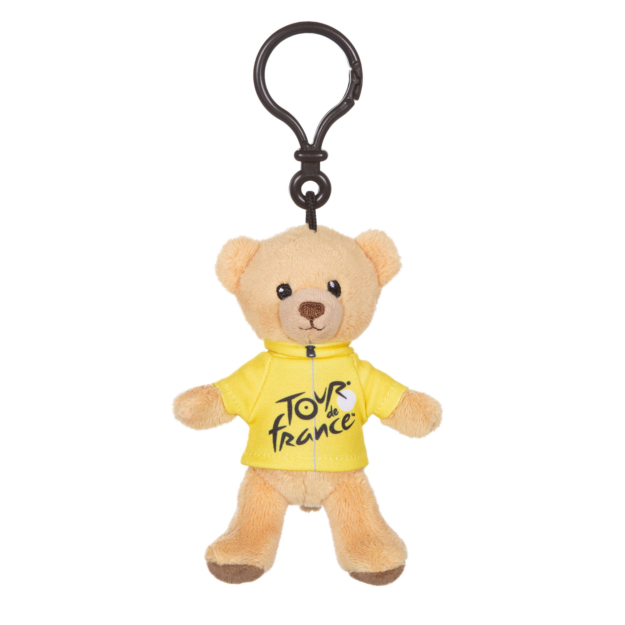 Ours en peluche Tour de France Maillot Jaune Clip de sac 10cm