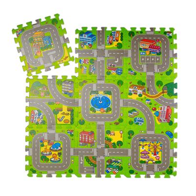 TEMU Road Puzzle Mat With Animals