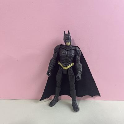 TEMU League Superman & Batman Collectible Figures - Hero Returns Desktop Ornaments With Red Cape & Black Suit Design, High-quality Plastic Display For Fans, Comic , Home Decor (18+ Years)