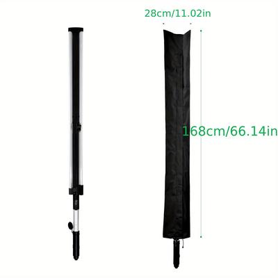 TEMU Rotary Dryer Protective Cover Windproof, Tear-resistant, Uv-resistant And Waterproof With Side Zipper Made Of Oxford Fabric 168x28cm