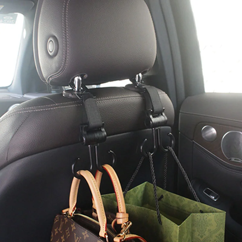 360-Grad-Drehung Einstellung Haken Doppel Haken Robuste Tragende Ring Schnalle Haken Baby Kinderwagen Zubehör Image