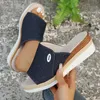 Sommer Neue Plus Größe 43, Damenschuhe Außenhandel Hausschuhe Frau Hausschuhe Keilabsatz Dicke Sohle Leichte Freizeitschuhe