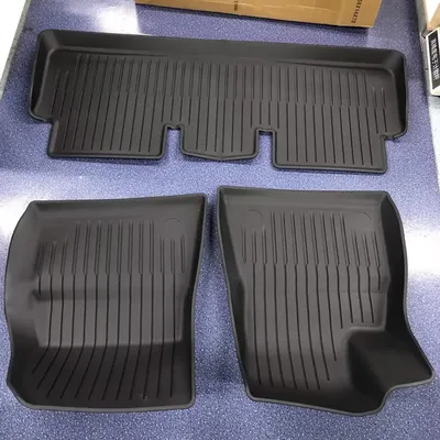 3PCS Floor Liner For Tesla Model 3 2017-2023 TPE All Weather Custom Fit Car Mats