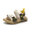 Neue Kinder Schuhe Jungen Sandalen Sommer Casual Sport Im Freien Nicht-rutsch Kinder Turnschuhe Drucken Mode Flache Sohle Jungen Schuhe größe 26-37