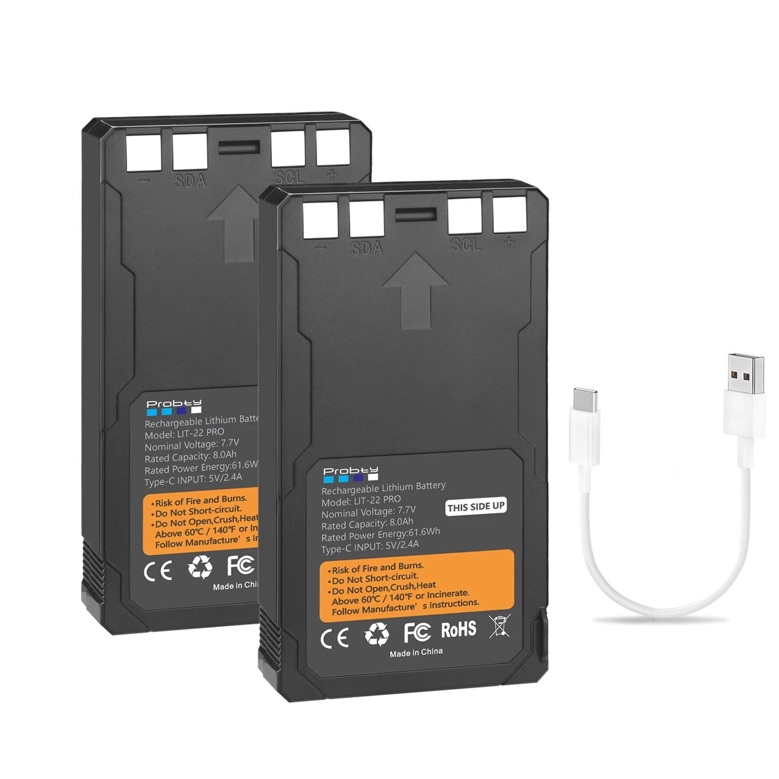 8,0 Ah für SPYPOINT LIT-22 Akku für Mobilfunk-Trailkameras für Flex-Serie (M, Dark, S-Dark, S, G36, Flex-Plus) Image