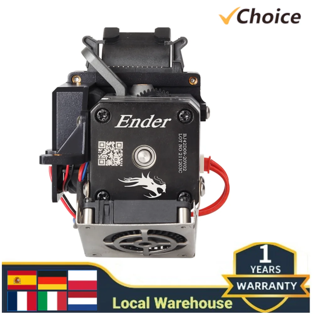 Creality 3D-Drucker Sprite Extruder Pro Kit Direct Drive Ganzmetall-Dual Gear 1,75 mm Filament für Ender 3 V2/Ender-3 3D-Drucker Image