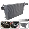 Intercooler da corsa con montaggio anteriore adatto per VW Golf MK6 VAG 1.6/2.0 TDI 1.4/1.8/2.0 TSI Nero/Argento