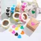 500 Stück Liebe herzförmige Siegeletiketten Geschenkverpackung Aufkleber Scrapbooking Briefpapier Home Decor Geburtstag Party Supplies