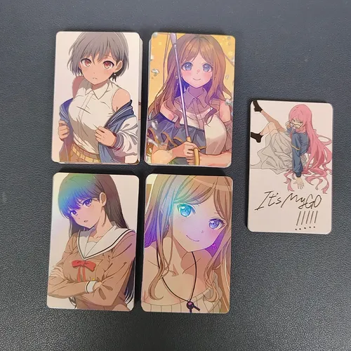 96 Pc/set Mygo Band Manga Laser Lomo Card Album Comic Characters Photo card Fans Collection Cards