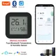 Tuya Alexa Sensore di umidità della temperatura LCD Compatibile con Bluetooth Termometro igrometro per automazione intelligente per il monitoraggio domestico