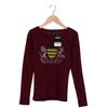 Gant Damen Langarmshirt, Gr. 34, bordeaux, Baumwolle