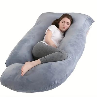 U-shaped Full-body Pregnant Pillow Ergonomically Designed to Enhance Sleep and Comfort Removable and Washable Velvet Cover for Halloween and Christmas Gifts