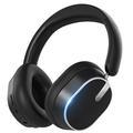 Cuffie ibride con cancellazione attiva del rumore, cuffie Bluetooth wireless over-ear, cuffie wireless pieghevoli, 60 ore di riproduzione, audio ad alta risoluzione, bassi profondi, padiglioni