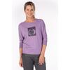 Funktionsshirt LPO "PAULINE WOMEN", Damen, Gr. 48 (XL), lila, 60% Baumwolle, 40% Polyester, casual, bequem, Langarm angesetztes Bündchen, Shirts, Auch in Großen Größen erhältlich