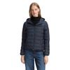 Steppjacke TOM TAILOR DENIM, Damen, Gr. M (38), blau (sky captain blau), Steppware, Obermaterial: 100% Polyester. Futter: 100% Polyester, casual, regular fit taillenbedeckt, ohne Ausschnitt, Langarm, Jacken, mit Kapuze