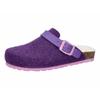 Clog LICO "Hausschuh Clog Kids Warm", Gr. 32, lila, Filz, Schuhe