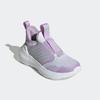 Slip-On Sneaker ADIDAS SPORTSWEAR "TENSAUR COMFORT KIDS", Gr. 32, cloud weiß, lime burst, powder plum, Textil, Synthetik, sportlich, Schuhe