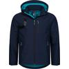 Softshelljacke LPO "ELLIOT PEAK II MEN", Herren, Gr. M (50), blau (navy), 96% Polyester; 4% Elasthan, sportlich, Langarm mit Gummizug, Jacken, auch in Großen Größen erhältlich