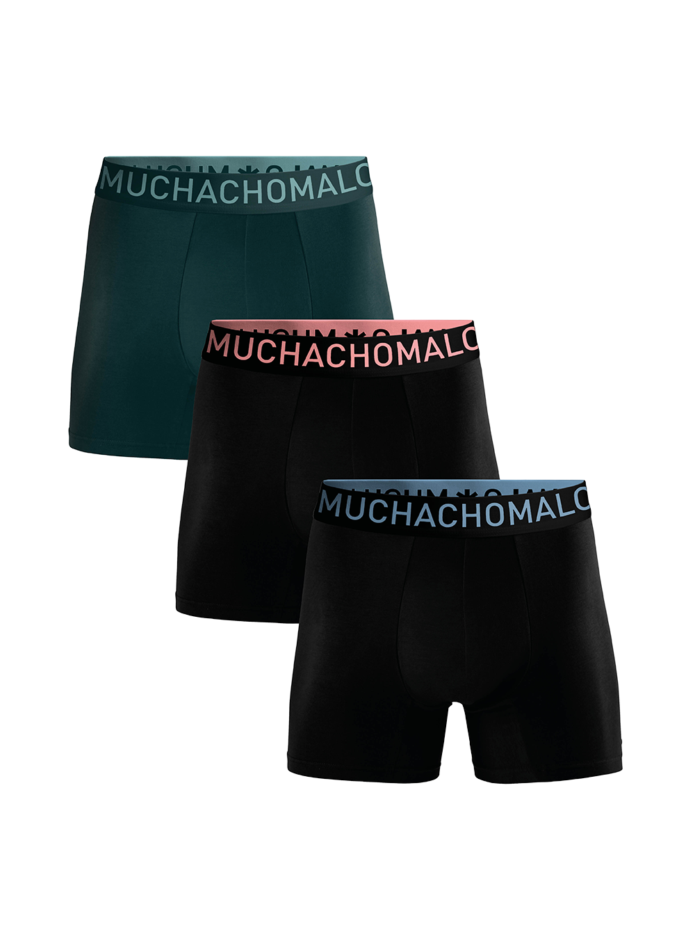 Muchachomalo Herren Bambus Boxer Shorts - 3er Pack - Herren Unterwäsche Image