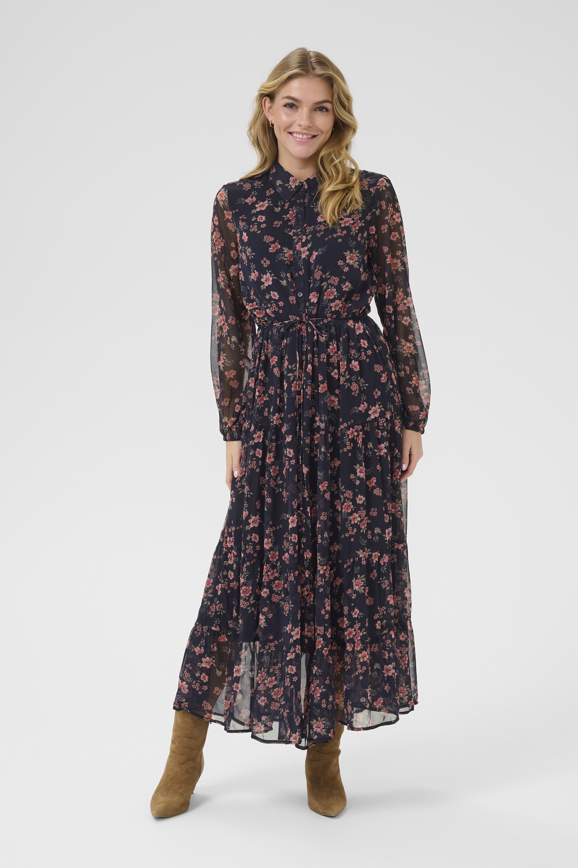 Kleid A-shape navy Image